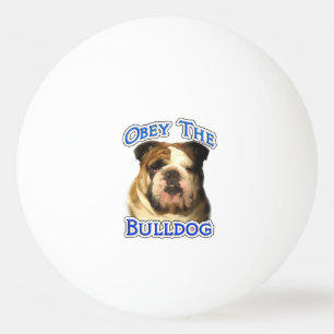 Obey the Bulldog Ping Pong Ball
