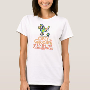 Obey The Groomer Rainbow Poodle T-Shirt