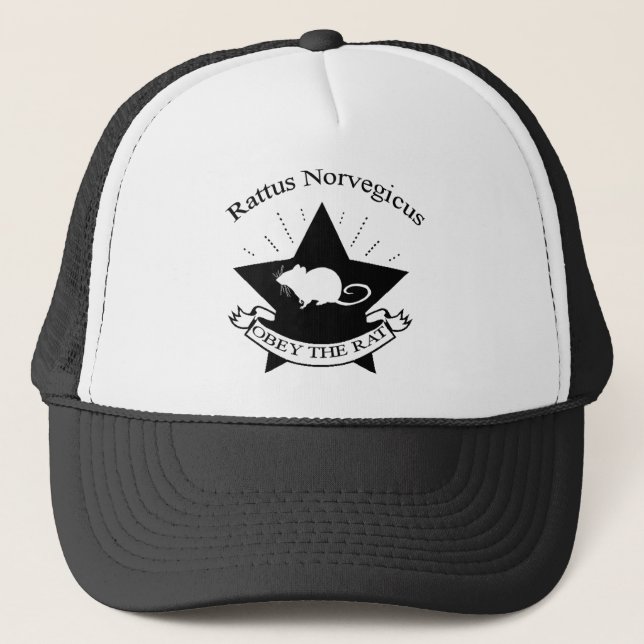 Obey the Rat Trucker Hat (Front)