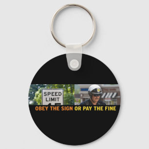 Obey the Sign Keychain