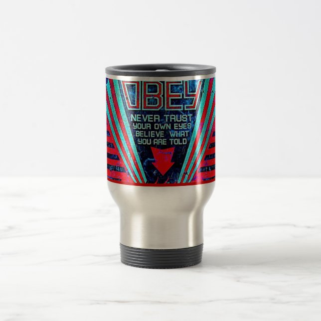 Obey! Travel Mug (Center)