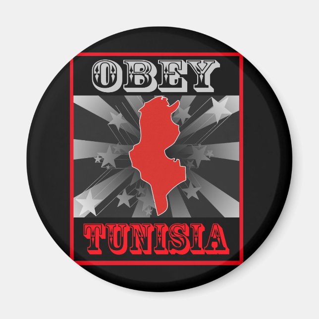 Obey Tunisia Magnet (Front)
