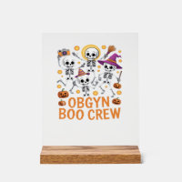 OBGYN Boo Crew Nurse Skeleton Dancing Halloween Sp