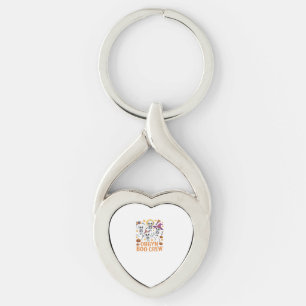 OBGYN Boo Crew Nurse Skeleton Dancing Halloween Sp Keychain