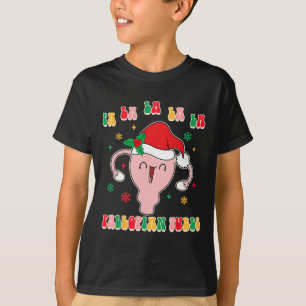 Obgyn Midwife Doula Christmas Fa La La La La Fallo T-Shirt