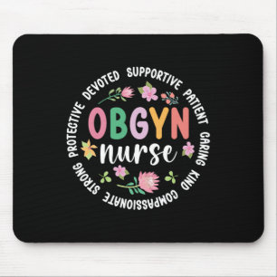 Obgyn Nurse Appreciation Circle Obgyn Nurse Obgyn  Mouse Pad