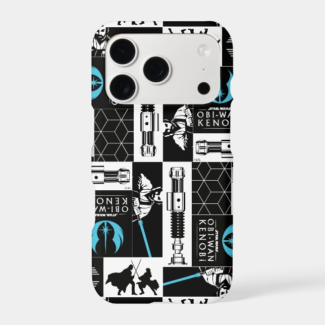 Obi-Wan Kenobi | Jedi Icon Collage Pattern (Back)