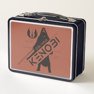 Obi-Wan Kenobi Kenobi Character Profile Graphic Metal Lunch Box