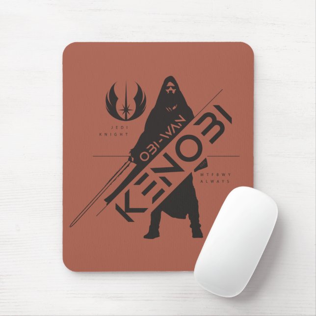Obi-Wan Kenobi | Kenobi Character Profile Graphic Mouse Pad (With Mouse)