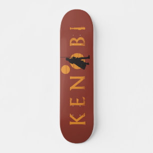 Obi-Wan Kenobi   Kenobi Tatooine Logo Skateboard