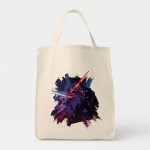 Obi-Wan Kenobi Lightsaber Duel Illustration Tote Bag