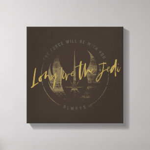 Obi-Wan Kenobi   "Long Live the Jedi" Insignia Canvas Print