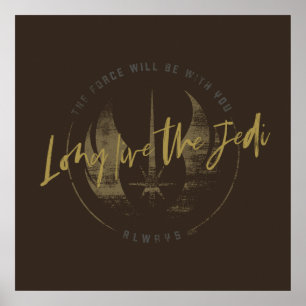 Obi-Wan Kenobi   "Long Live the Jedi" Insignia Poster