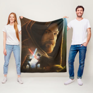 Obi-Wan Kenobi Obi-Wan Duel Collage Fleece Blanket