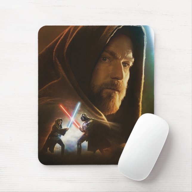 Obi-Wan Kenobi | Obi-Wan Duel Collage Mouse Pad (With Mouse)