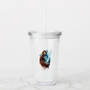 Obi-Wan Kenobi Obi-Wan Painted Illustration Acrylic Tumbler