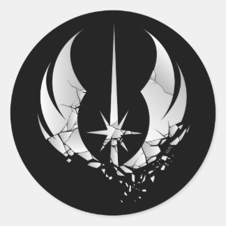 Obi-Wan Kenobi | Shattered Jedi Insignia Classic Round Sticker