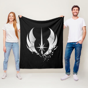 Obi-Wan Kenobi Shattered Jedi Insignia Fleece Blanket