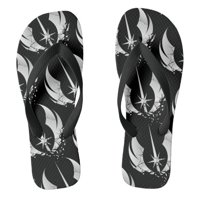 Obi-Wan Kenobi | Shattered Jedi Insignia Flip Flops (Footbed)