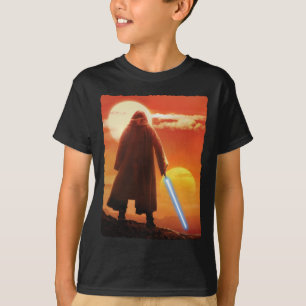 Obi-Wan Kenobi   Tatooine Sunset Illustration T-Shirt