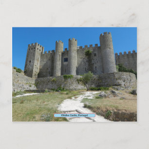 Óbidos Castle, Portugal Postcard