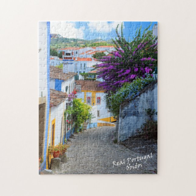 Obidos Flowers Puzzle (Vertical)