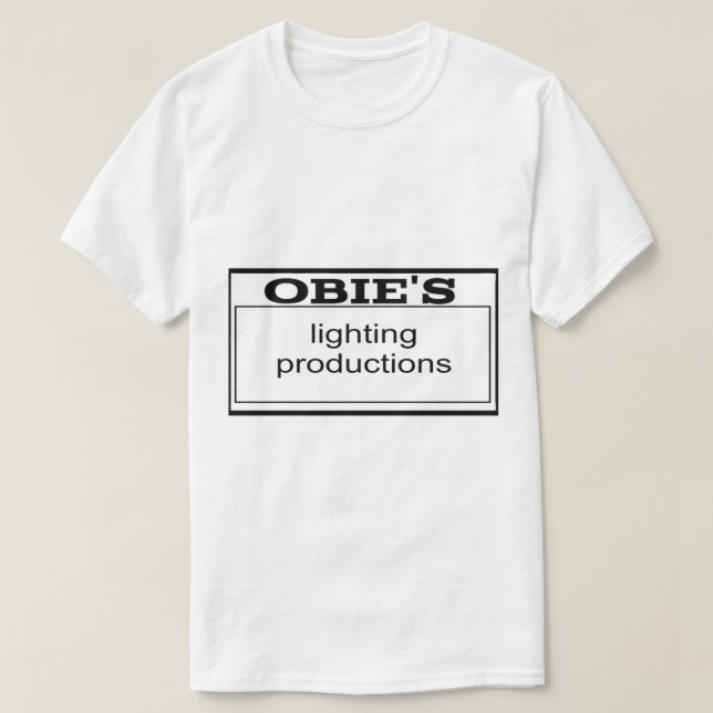 Obie_s Lighting Productions   T-Shirt (Design Front)