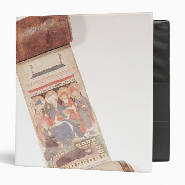 Obituary scroll, 1406 binder (Front/Inside)