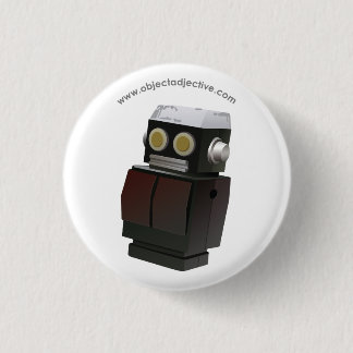 Object Adjective Robot 1 Inch Round Button