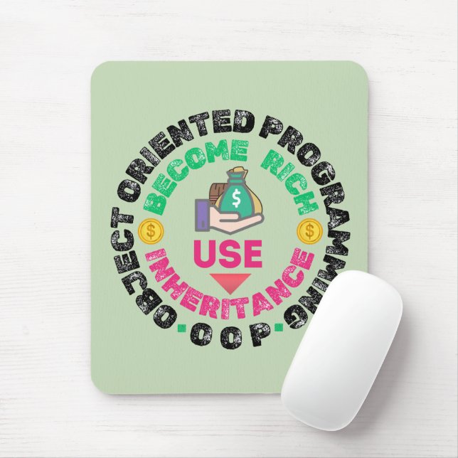 Object Oriented Programming Inheritance Mouse Pad (With Mouse)