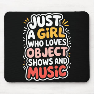 Object shows _ funny object shows and music kids mouse pad