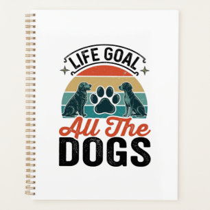 Objectif de vie Tous les chiens Conception vintage