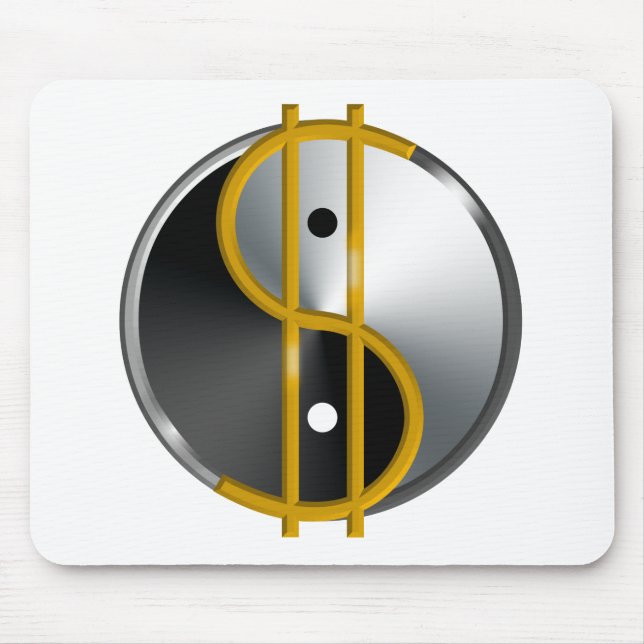 Objectivist Yin/Yang  mouspad Mouse Pad (Front)