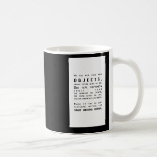 Objects Vs. Inner Joy A Shift In Perspective  Coffee Mug