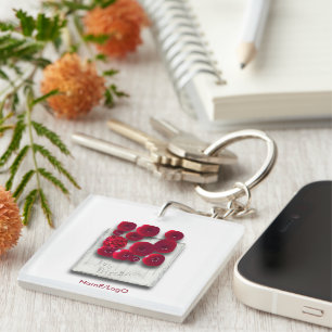 objet_4_variations on the ruby acrylic keychain