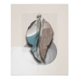 objet_8_automne feuilles_1 affiche brillante