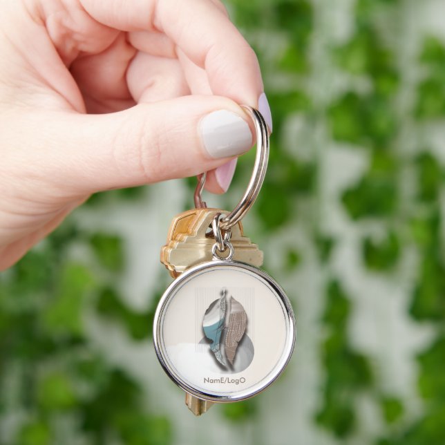 objet_8_autumn leaves_1 keychain (Hand)