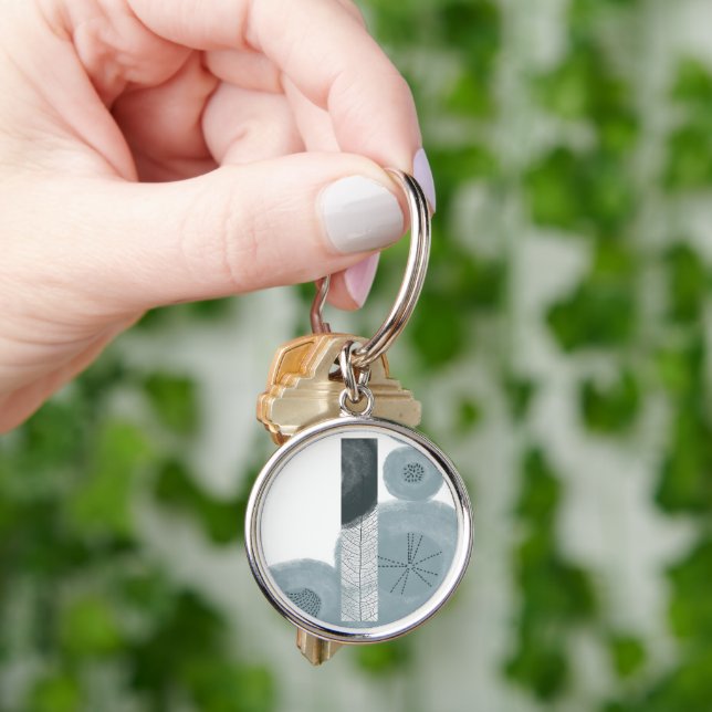 objet_9_autumn leaves_2 keychain (Hand)