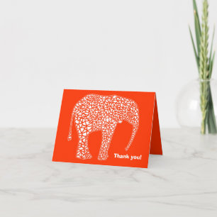 Objet superflu - carte de remerciements