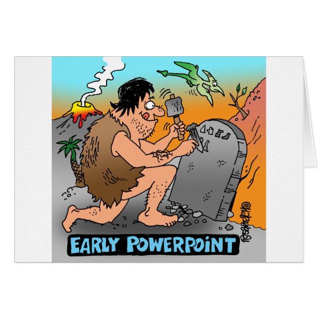 Objets à offrir de bande dessinée de PowerPoint (Devant horizontal)