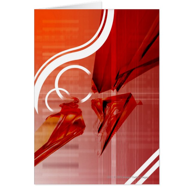 Objets rouges avec lignes blanches (Devant)