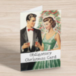 Obligatory Christmas Card Funny<br><div class="desc">This design may be personalized in the area provided by changing the photo and/or text. Or it can be customized by clicking Personalize this Template and then choosing the click to customize further option and delete or change the colour of the background, add text, change the text colour or style,...</div>