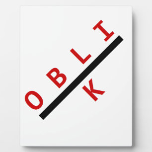 oblik red plaque