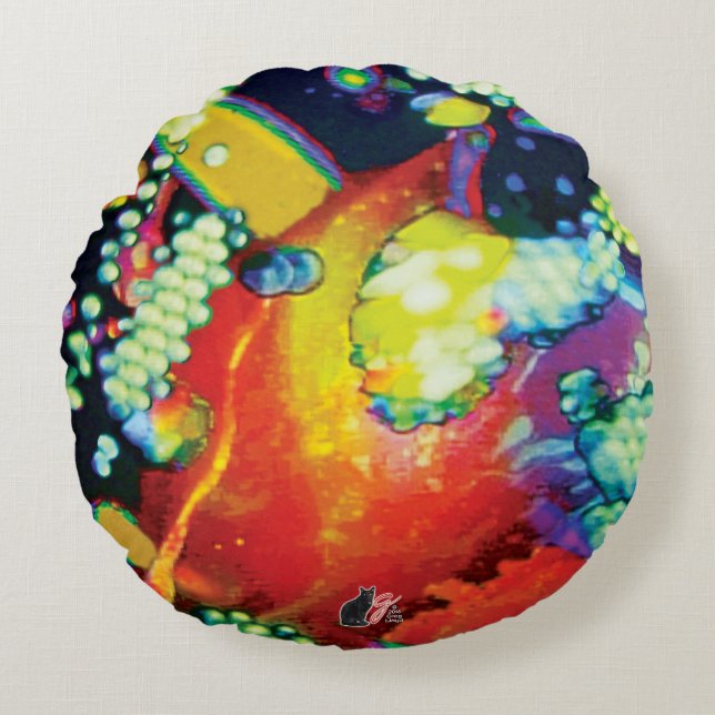 Oblivion Bliss Round Pillow (Front)