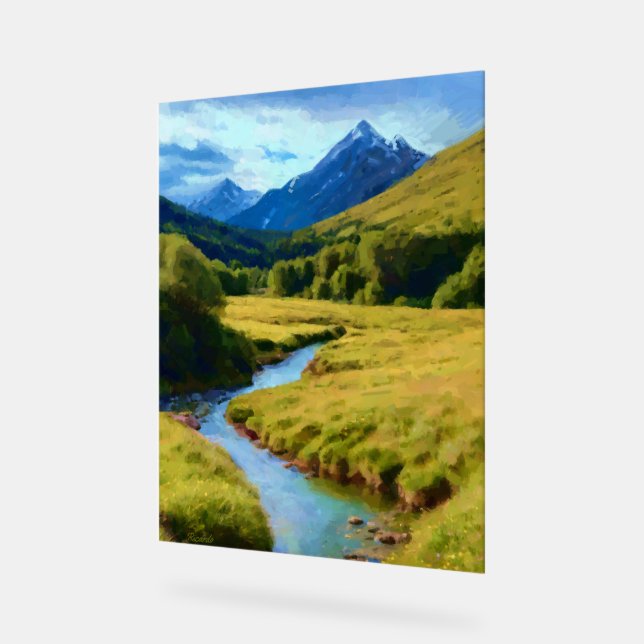 Oblivion Born of Lethe Acrylic Sign (Angle)