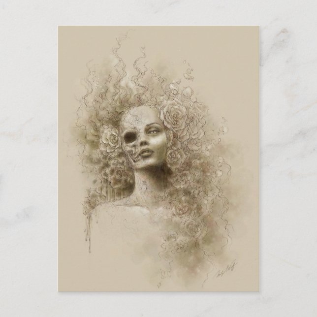 Oblivion Macabre Fantasy Art Postcard (Front)