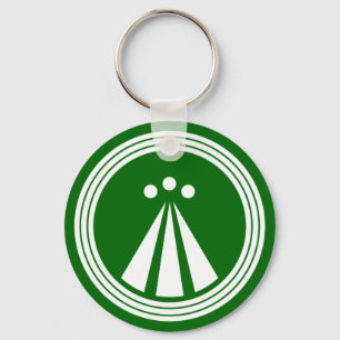 OBOD Symbol on Blk Keychain