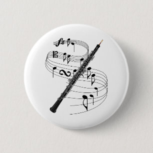 Oboe 2 Inch Round Button