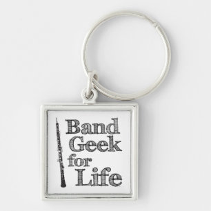 Oboe Band Geek Keychain