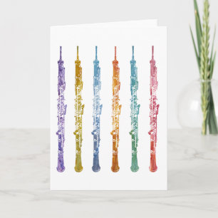 Oboe Crayons Card